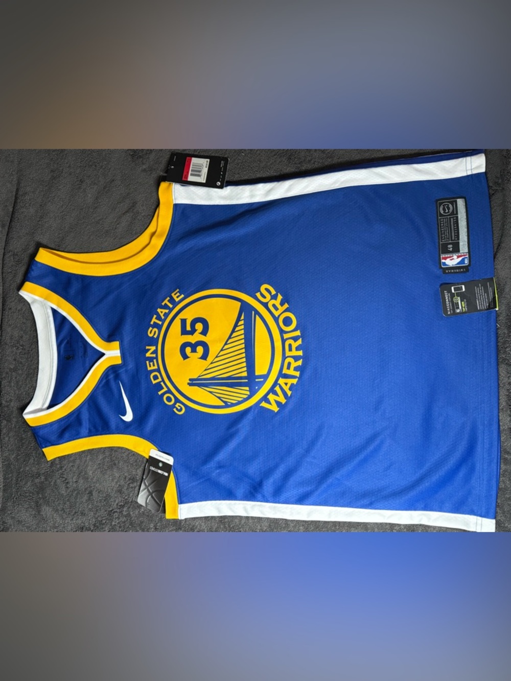 Nike Kevin Durant Golden State Warriors jersey